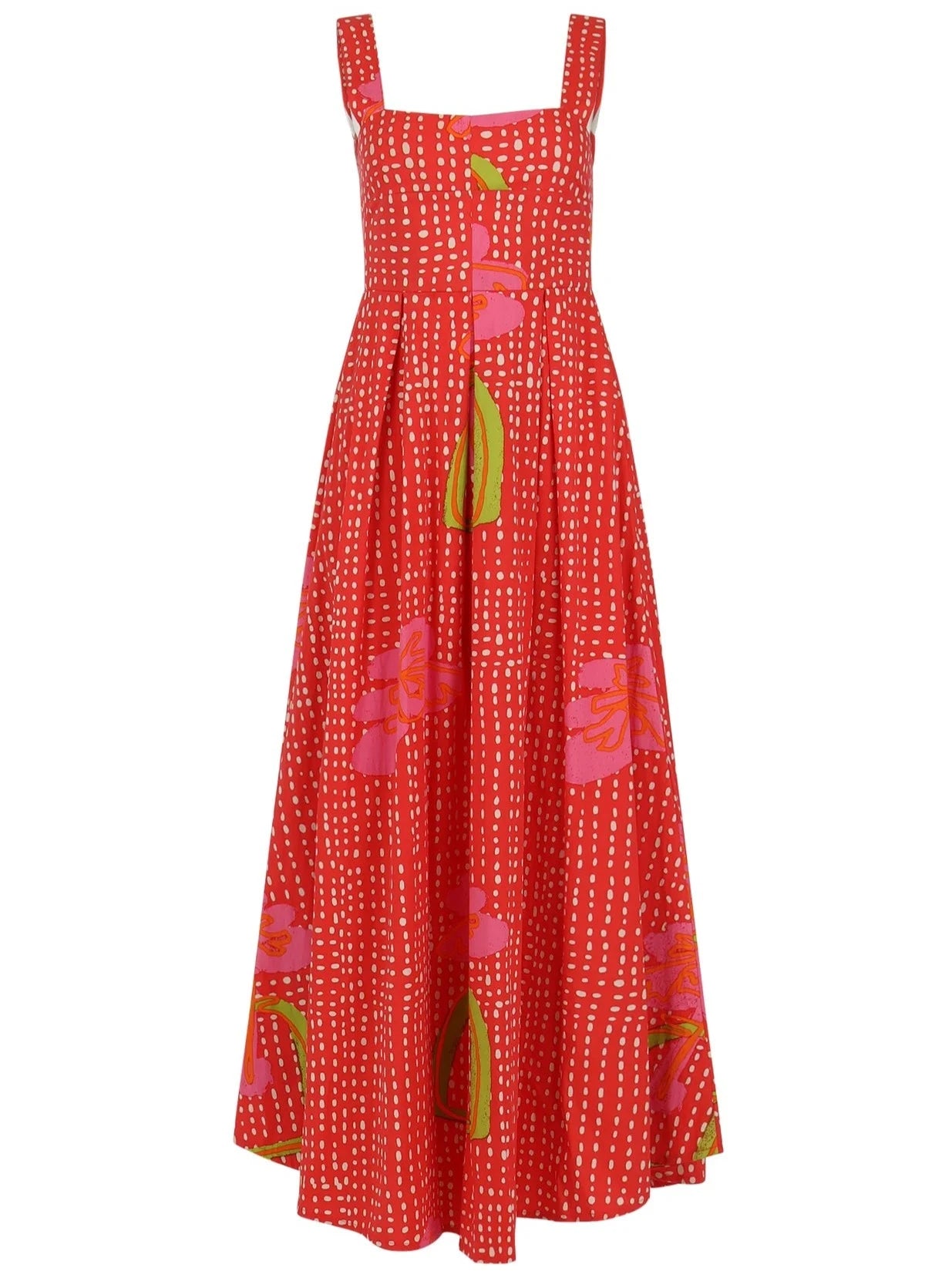 Janie Dress in Tomato Vase