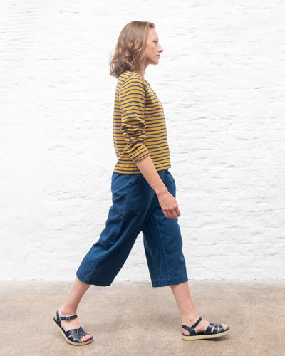 Anna Culottes - Textured Denim