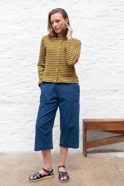 Anna Culottes - Textured Denim