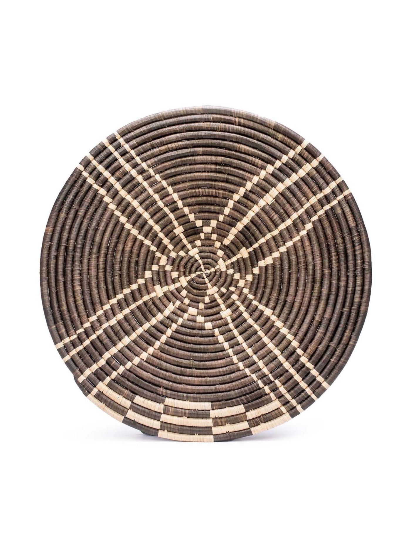 21" Large Woven Wall Art Plate - Two Colors