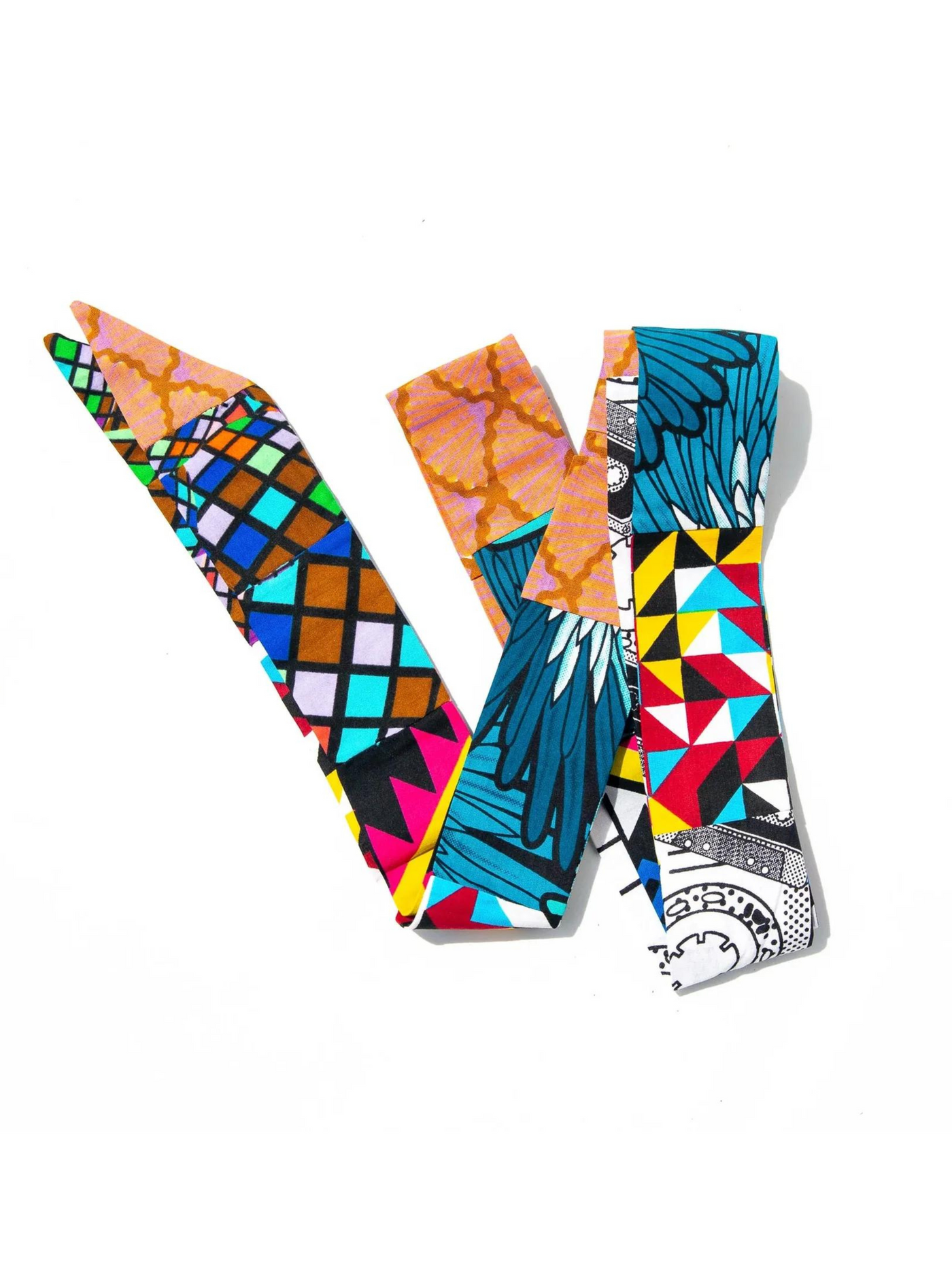Zuri African Wax Upcycled Patchwork Belt