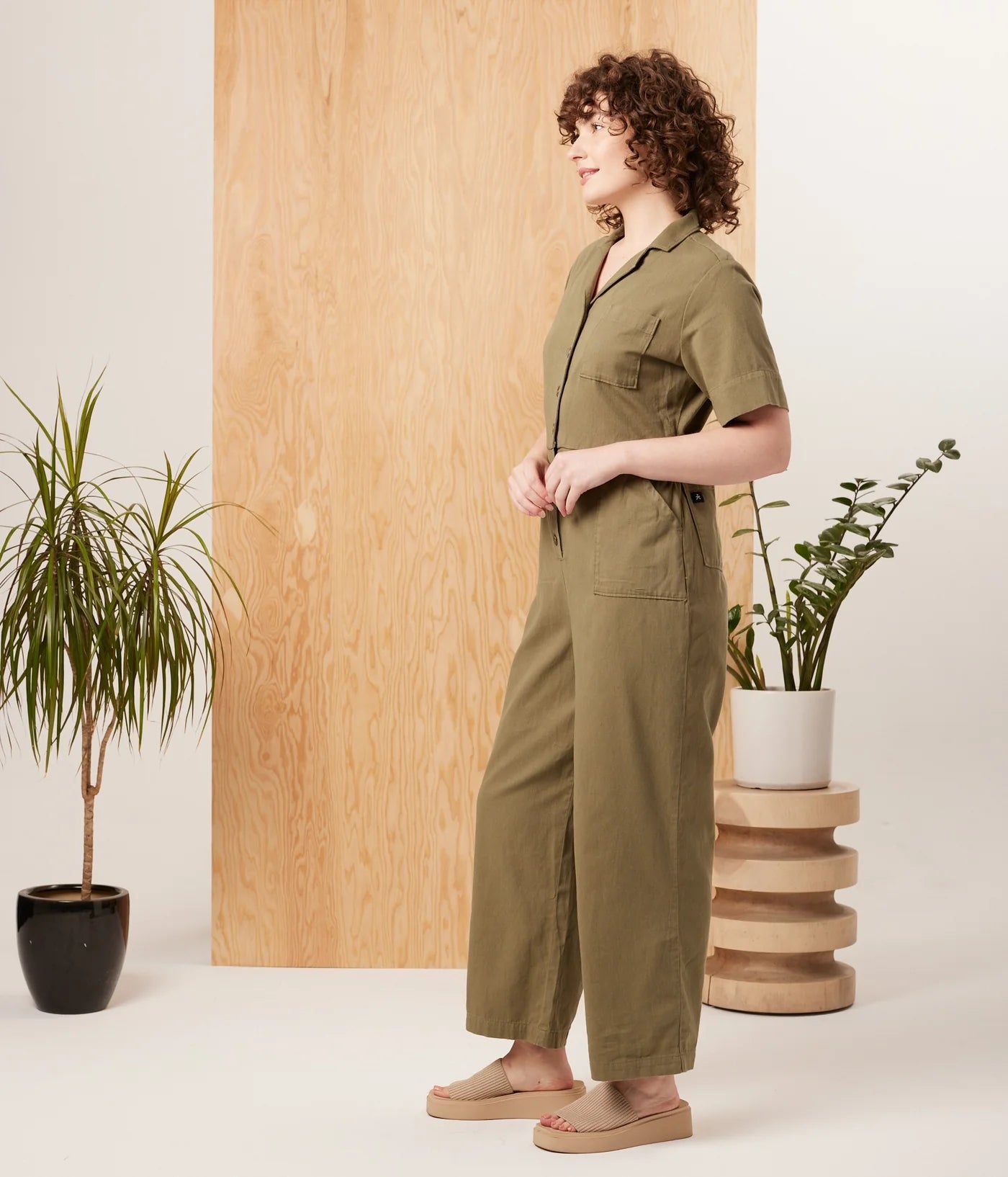 Gemini Jumpsuit - Army Green