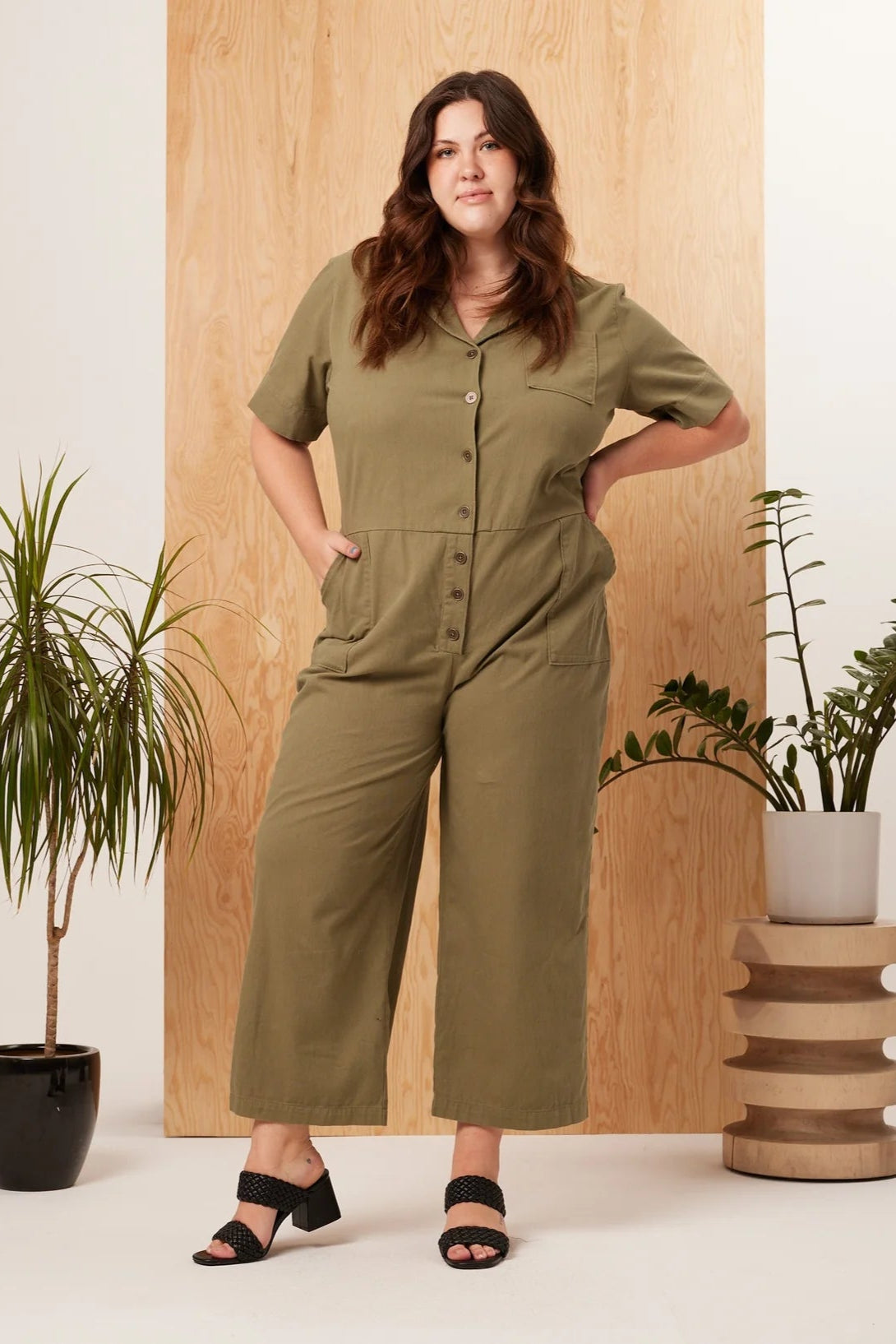 Gemini Jumpsuit - Army Green