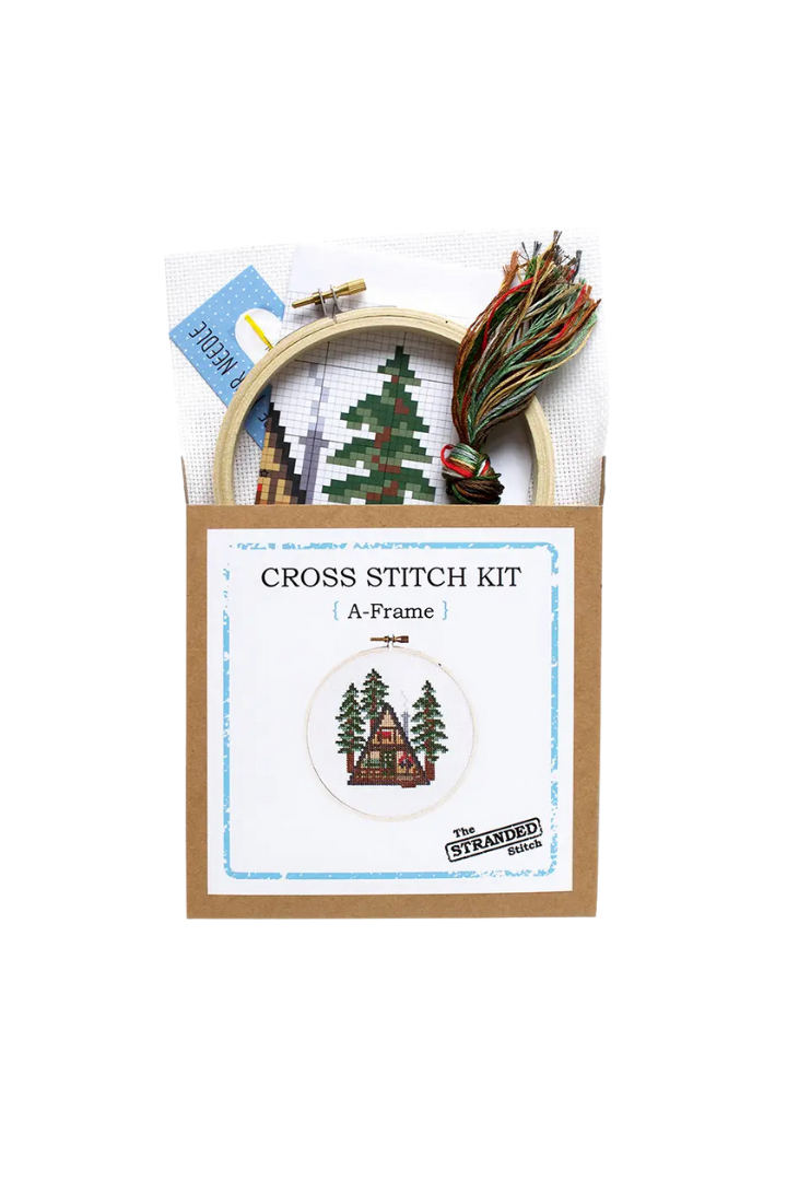 A-Frame Cross Stitch Kit