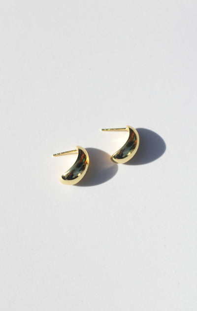 Luxe Gold Huggie Earrings