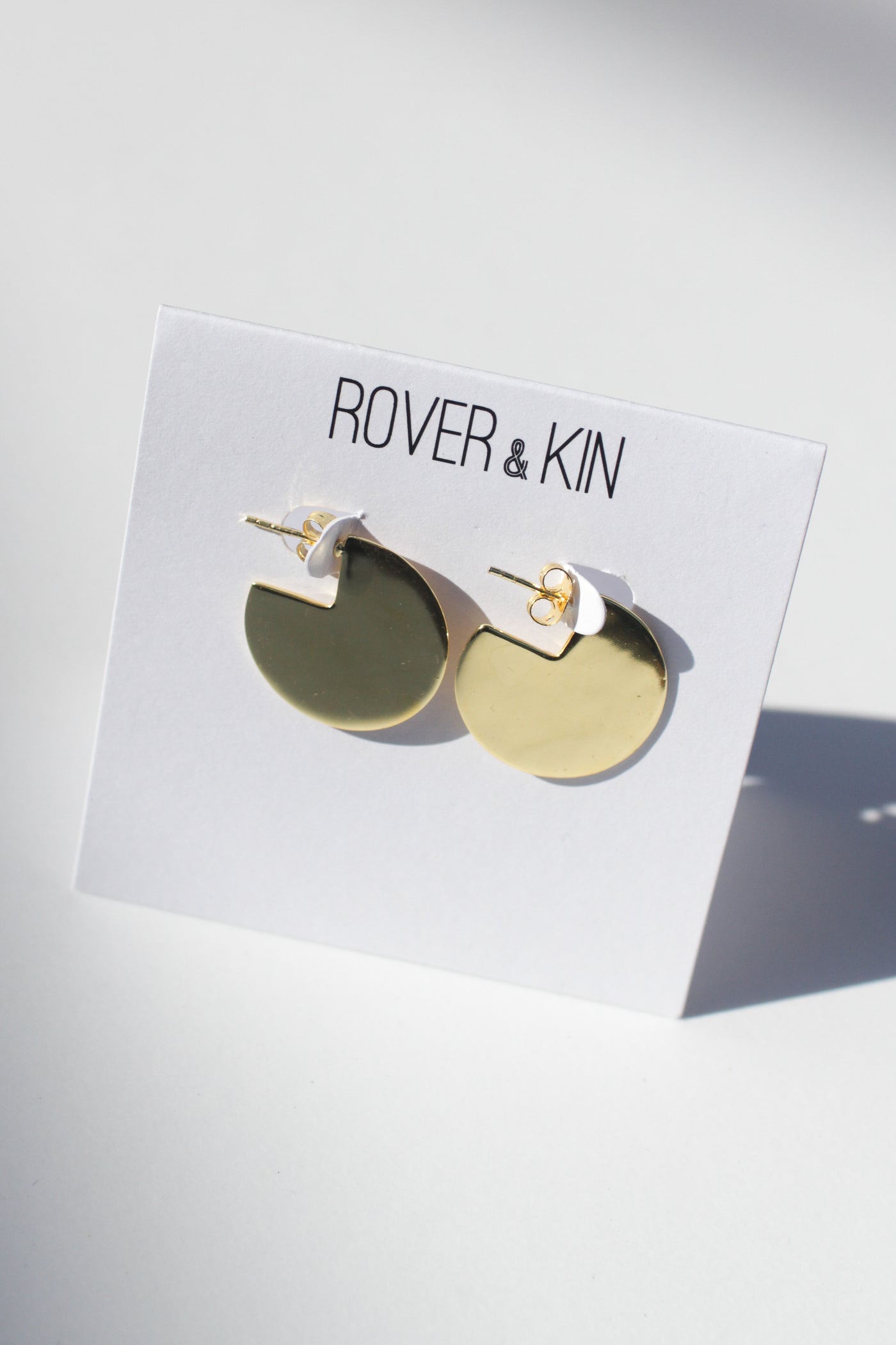 Luxe Gold Disc Earrings