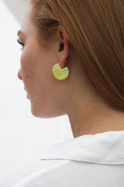 Luxe Gold Disc Earrings