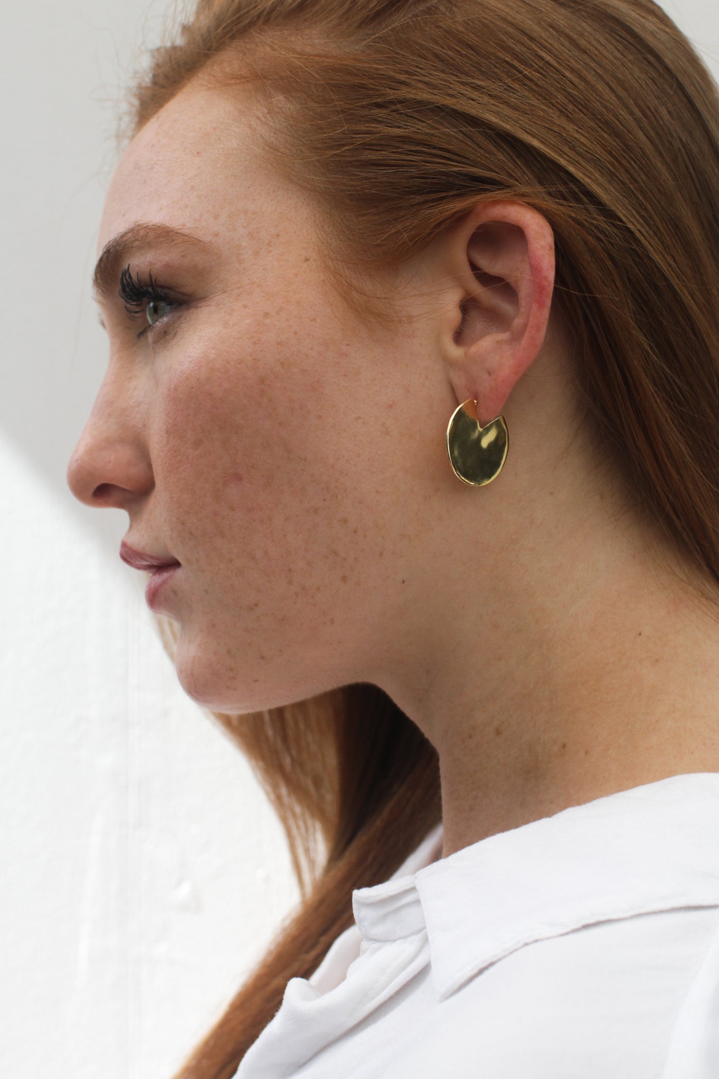 Luxe Gold Disc Earrings