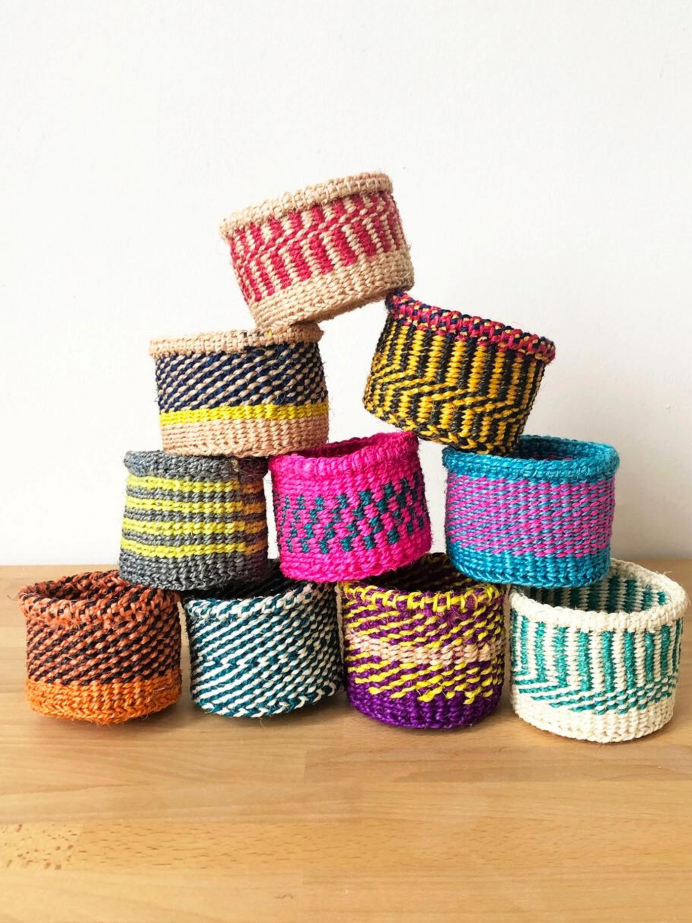 XXS Storage Plant Baskets Colorful Sets (Assorted)