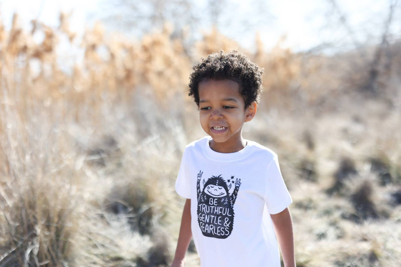Euphoric Yeti Kids Tee Shirt, Children Boho Clothes