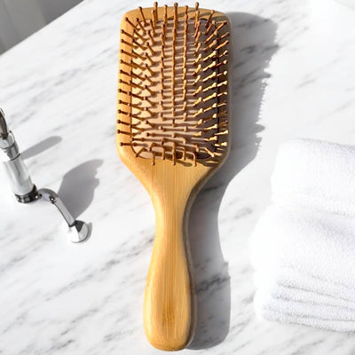 Bamboo Paddle Hairbrush