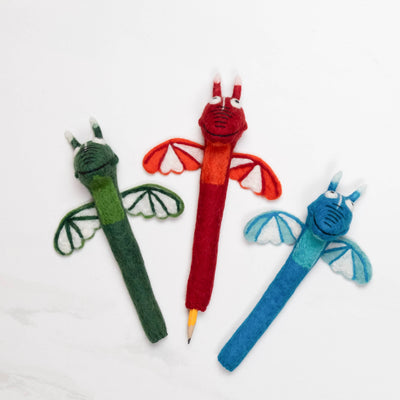 Felt Pencil Topper - Dragon