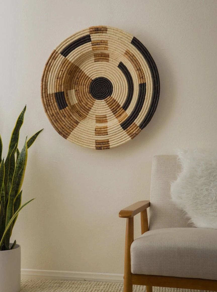 27" XL Banana Leaf Modern Wall Plate (Pick up or local delivery only)