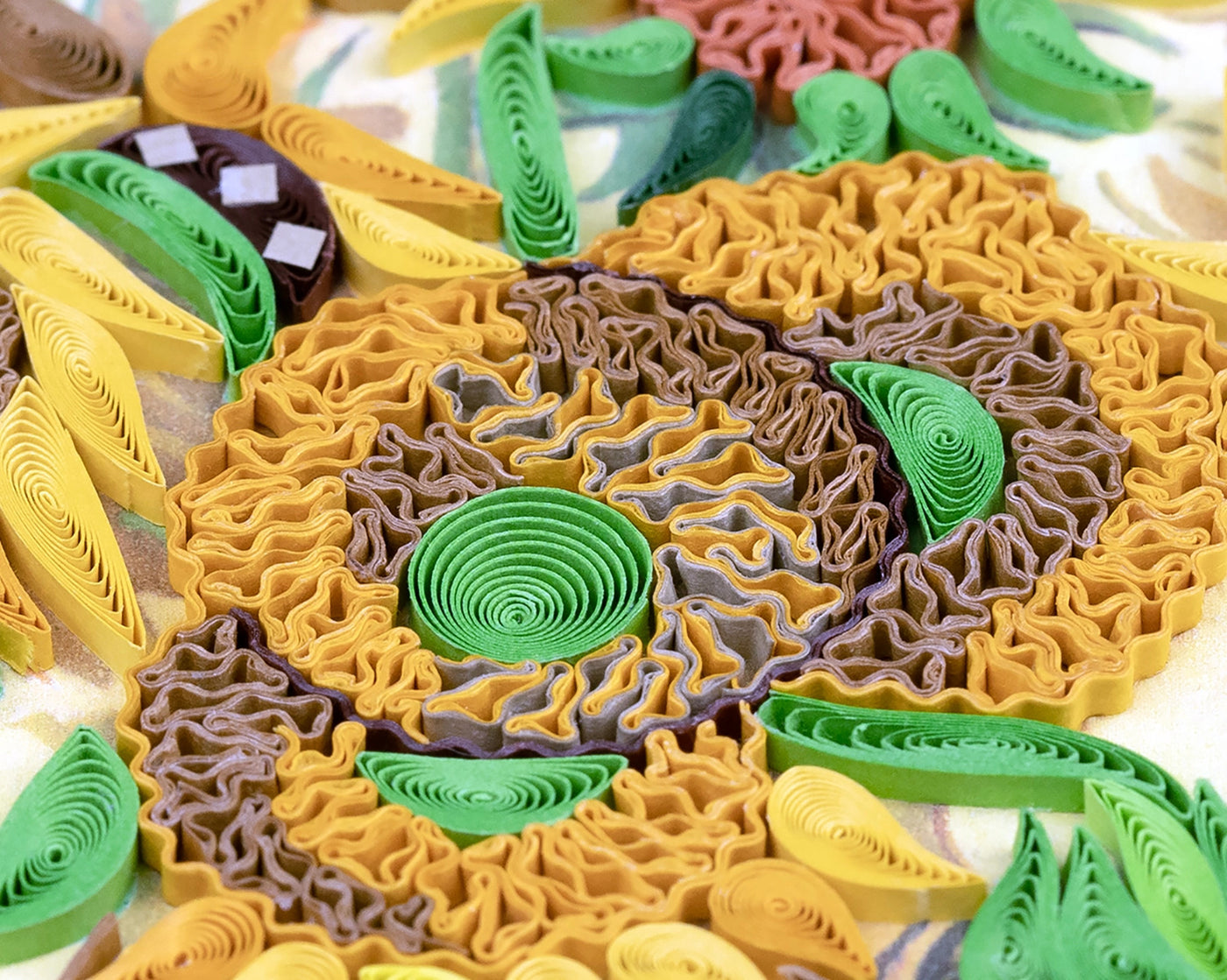 Artist Series: Quilled Sunflowers Van Gogh Greeting Card