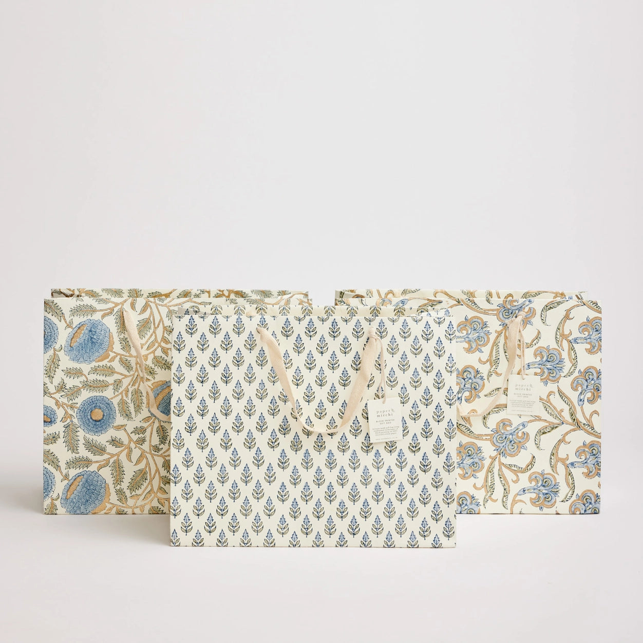Block Printed Gift Bag - Assorted Prints