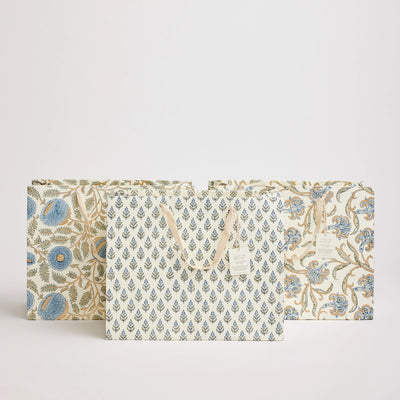 Block Printed Gift Bag - Assorted Prints