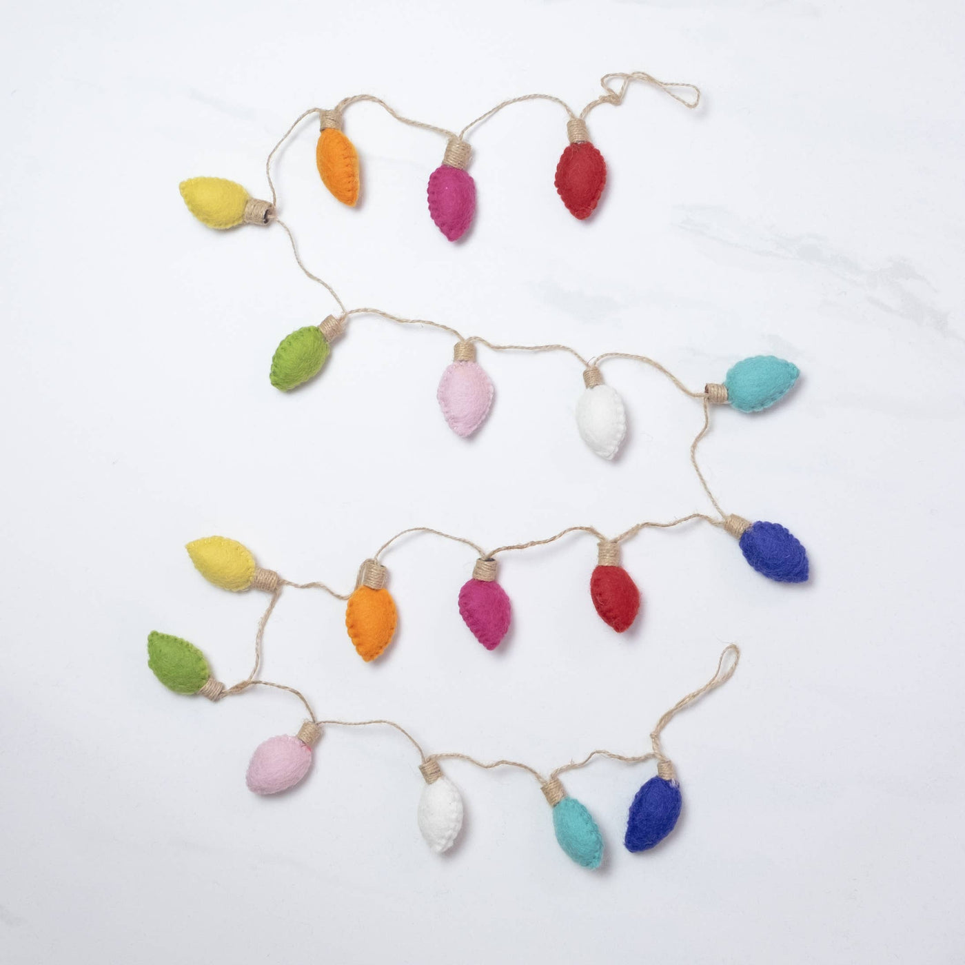 Vintage Christmas Light Retro Garland