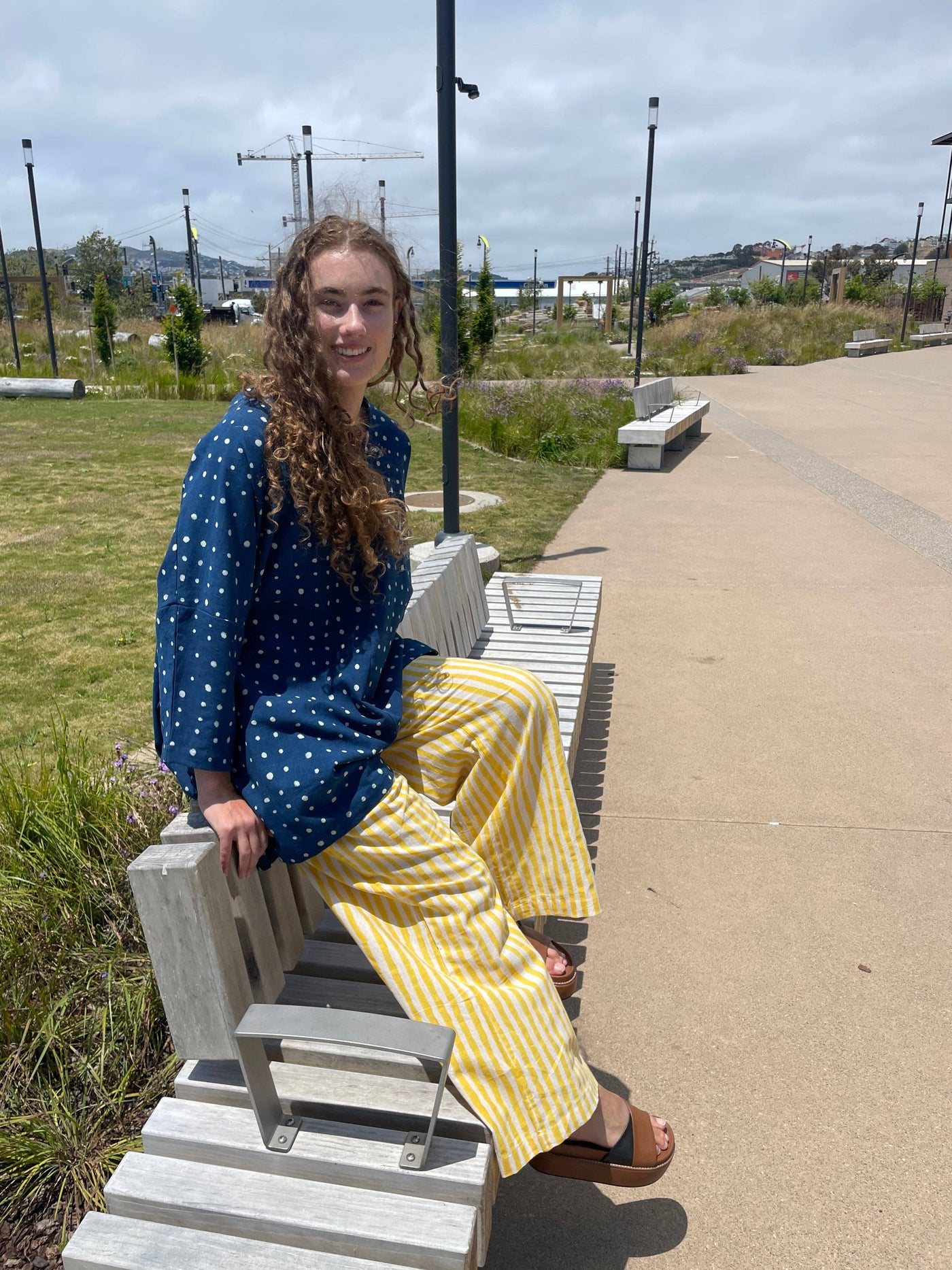 Indigo & Dots Dress Tunic Dress