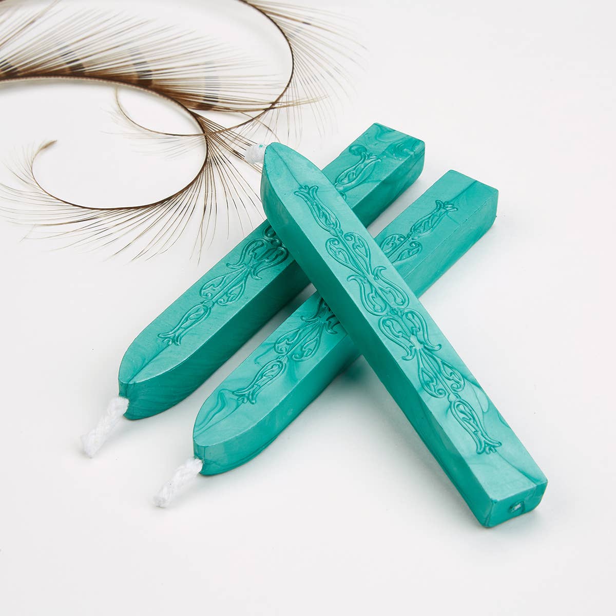 Sealing Wax Sticks with wick - Goldenrod