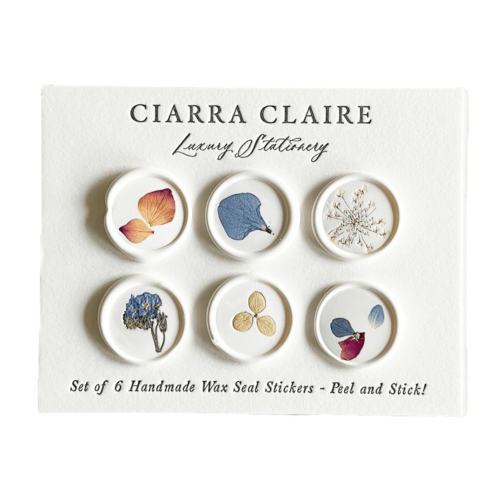 Pressed Flowers | Set of 6 Wax Seals