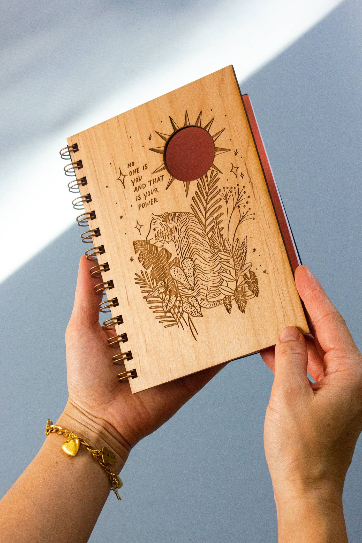 Hereafter - No One is You Wood Journal