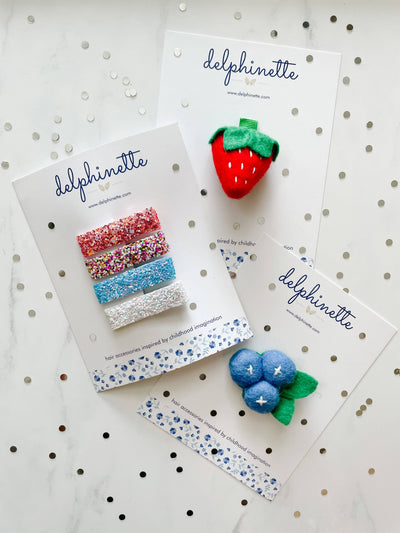 Blueberry Hair Clip
