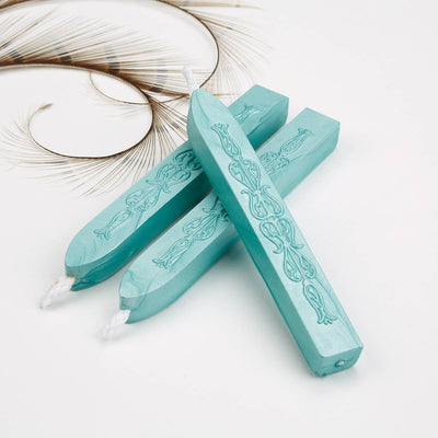 Sealing Wax Sticks with wick - Goldenrod