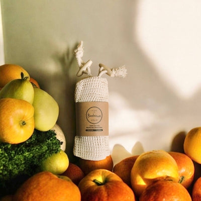 2 Pack Organic Cotton Mesh Produce Bags