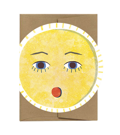 Soleil | Sun - Die Cut Card