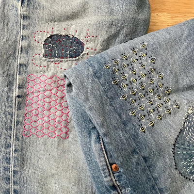 Washable Mending Patterns Gold Set #7