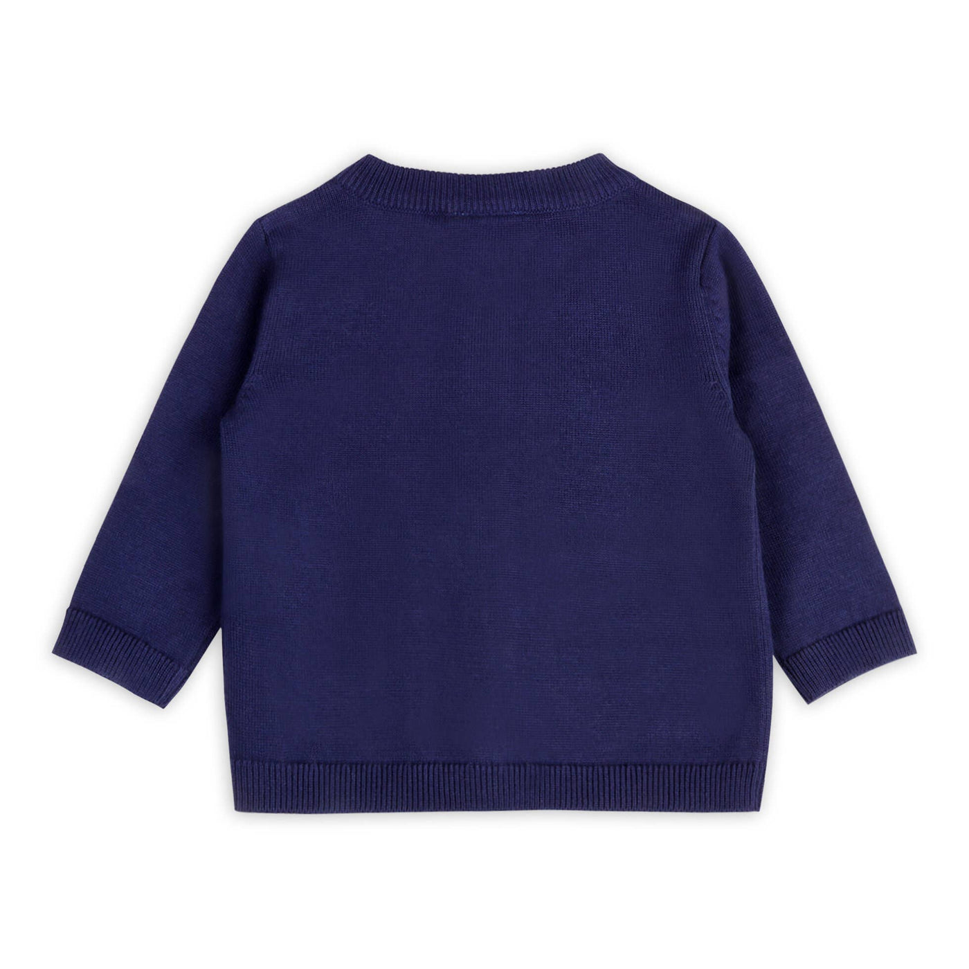 Dog Pocket Embroidered Sweater Knit Baby Cardigan