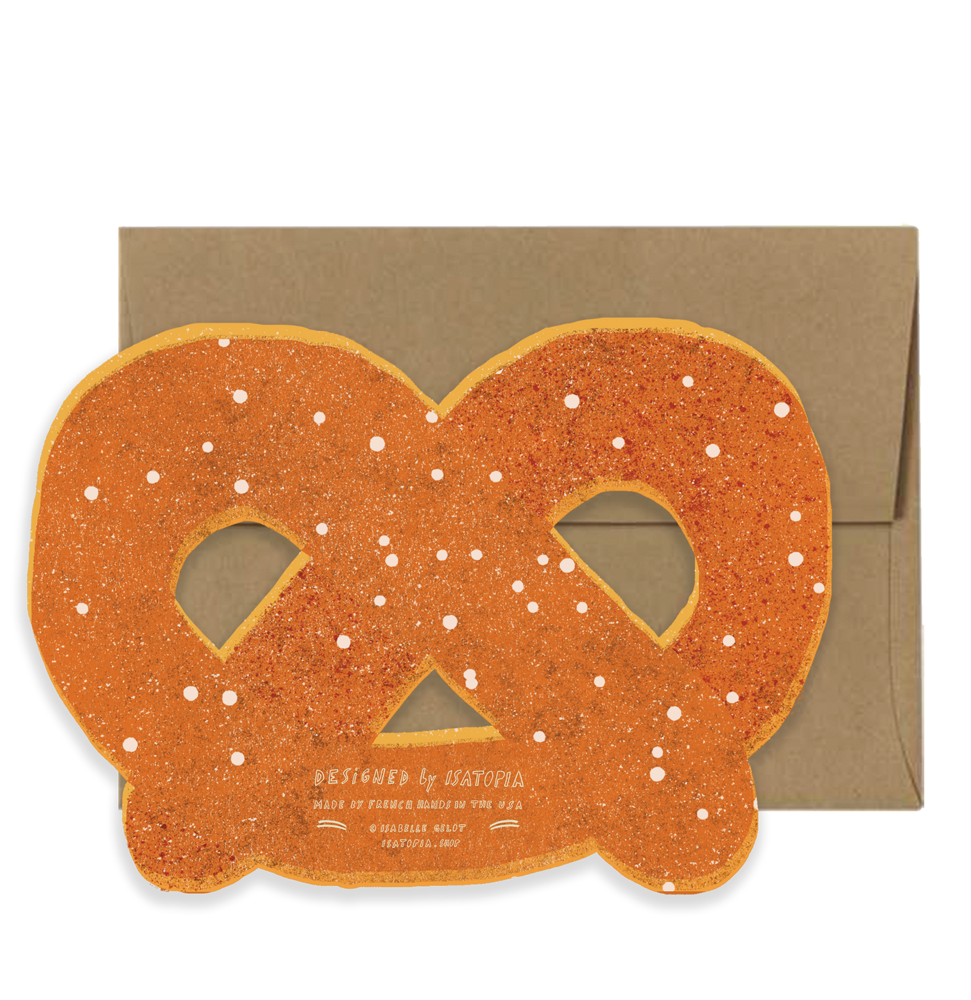 Pretzel Card - Die Cut