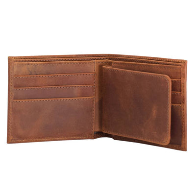 BIFOLD Leather Wallet - Saddle Brown