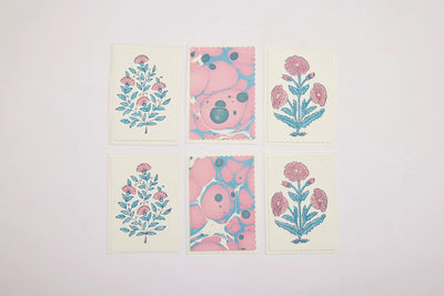 Boxed Artisan Notecard Set - Malika Sky