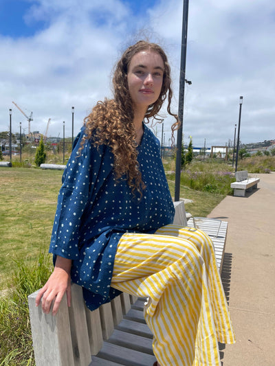 Indigo & Dots Dress Tunic Dress