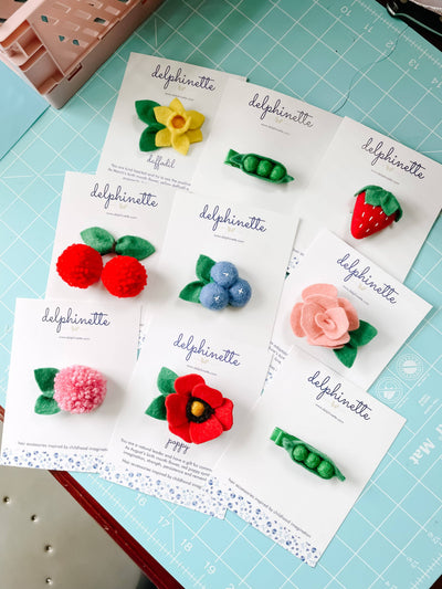 Red Poppy Hair Clip