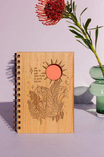 Hereafter - No One is You Wood Journal