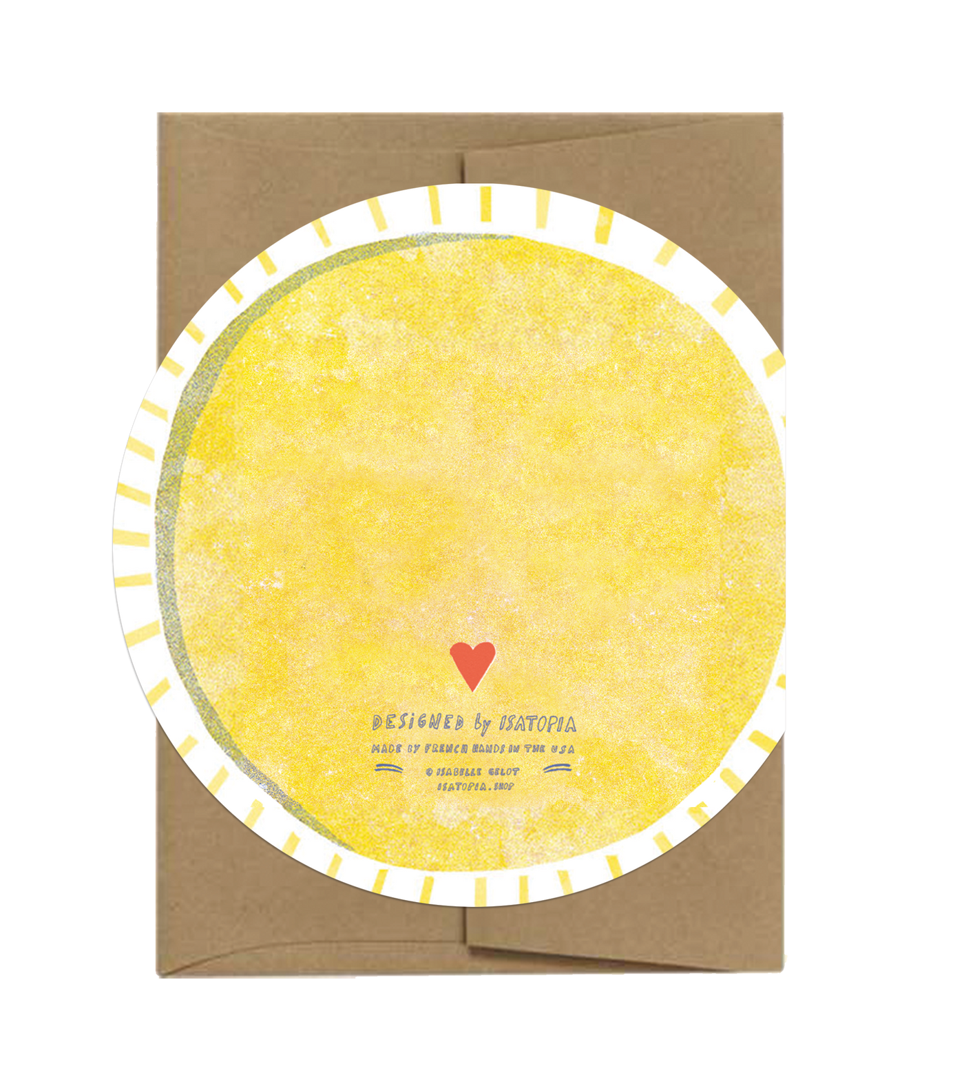 Soleil | Sun - Die Cut Card