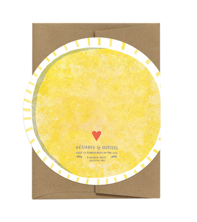 Soleil | Sun - Die Cut Card