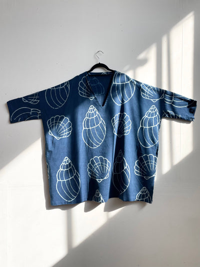 Coquillage Indigo Tunic Dress