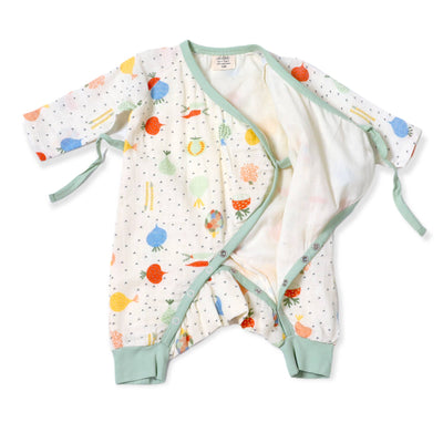 Veggie Baby Kimono Romper (Organic Muslin)