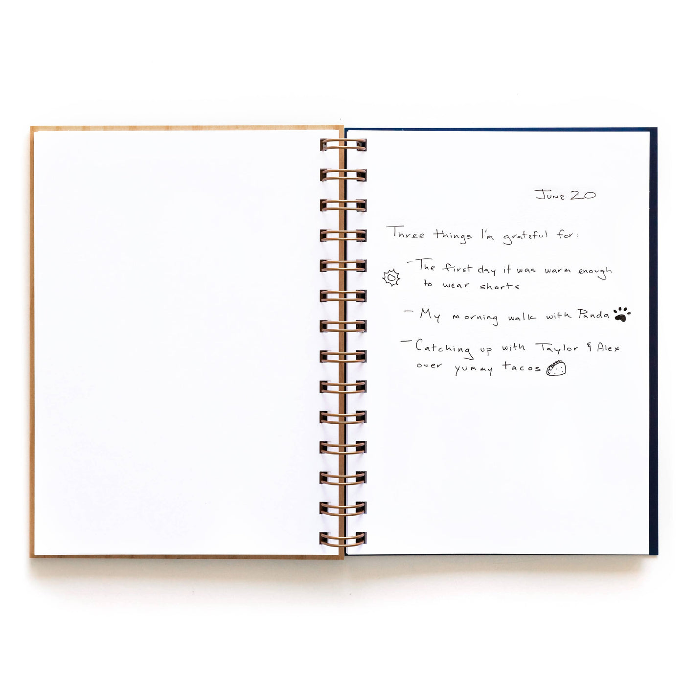 Hereafter - Set Yourself Free Wood Journal