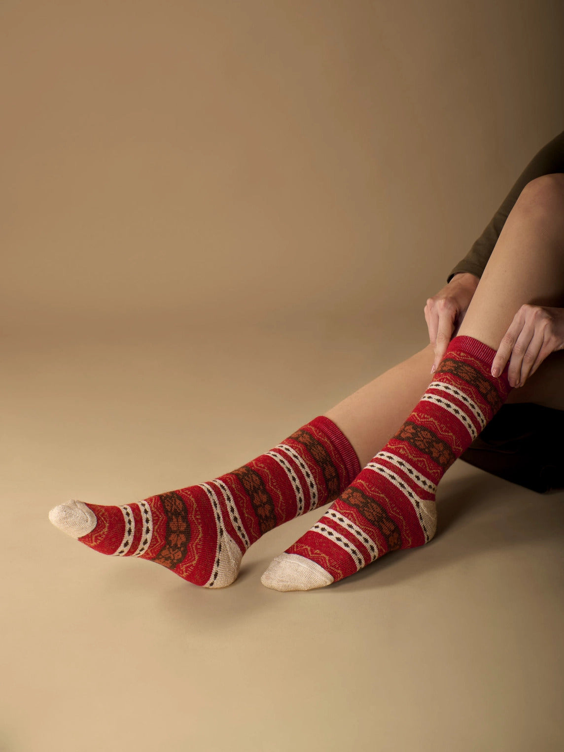 Alpaca Socks - Nordic Lines