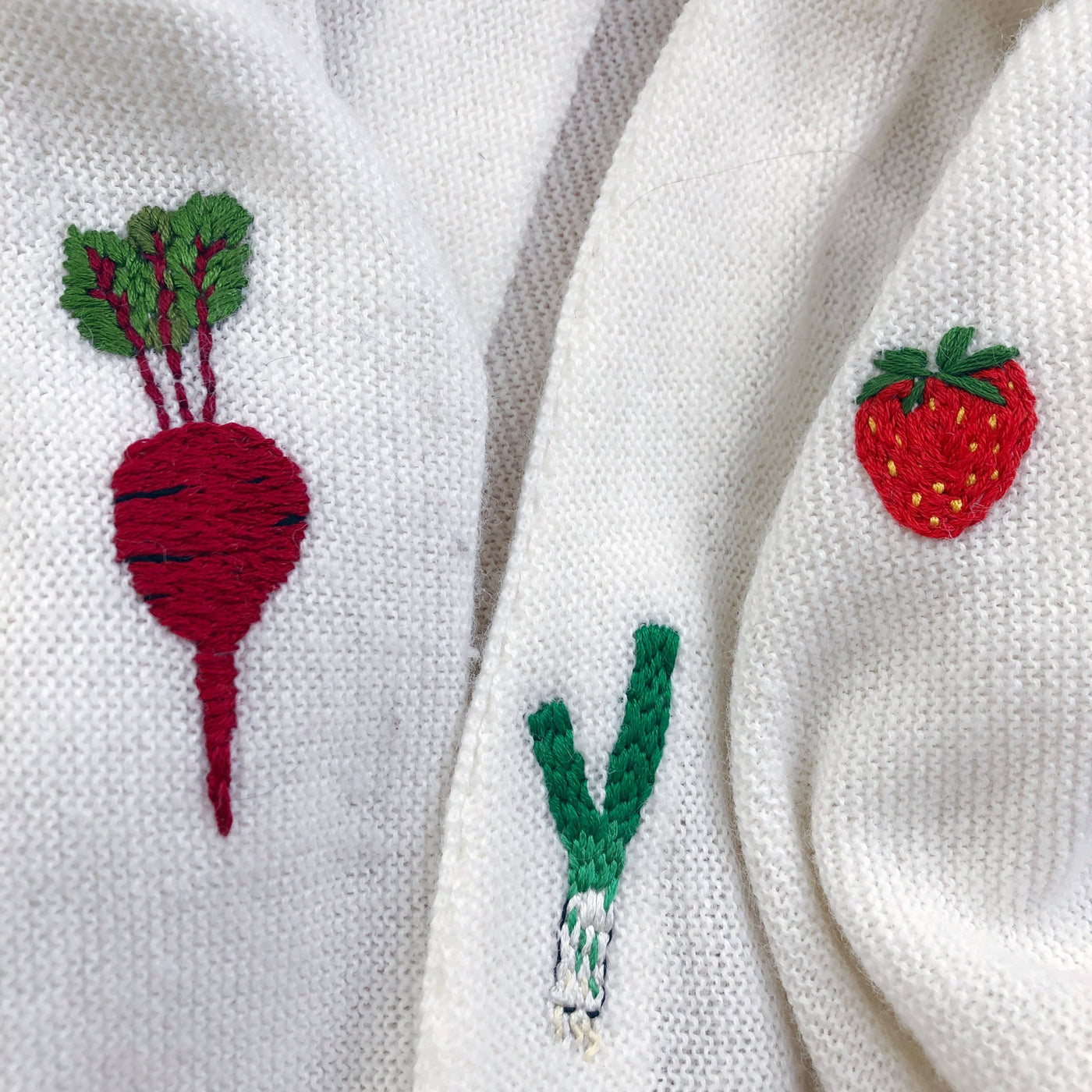 Fruits and Vegetables Embroidery Transfers