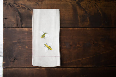 Tea Towel - Buzzing Bees