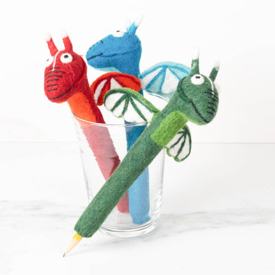 Felt Pencil Topper - Dragon