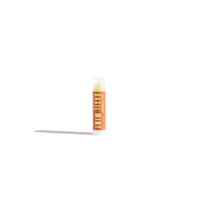 BASIL MINT HEALING LIP BALM IN BIODEGRADABLE TUBE