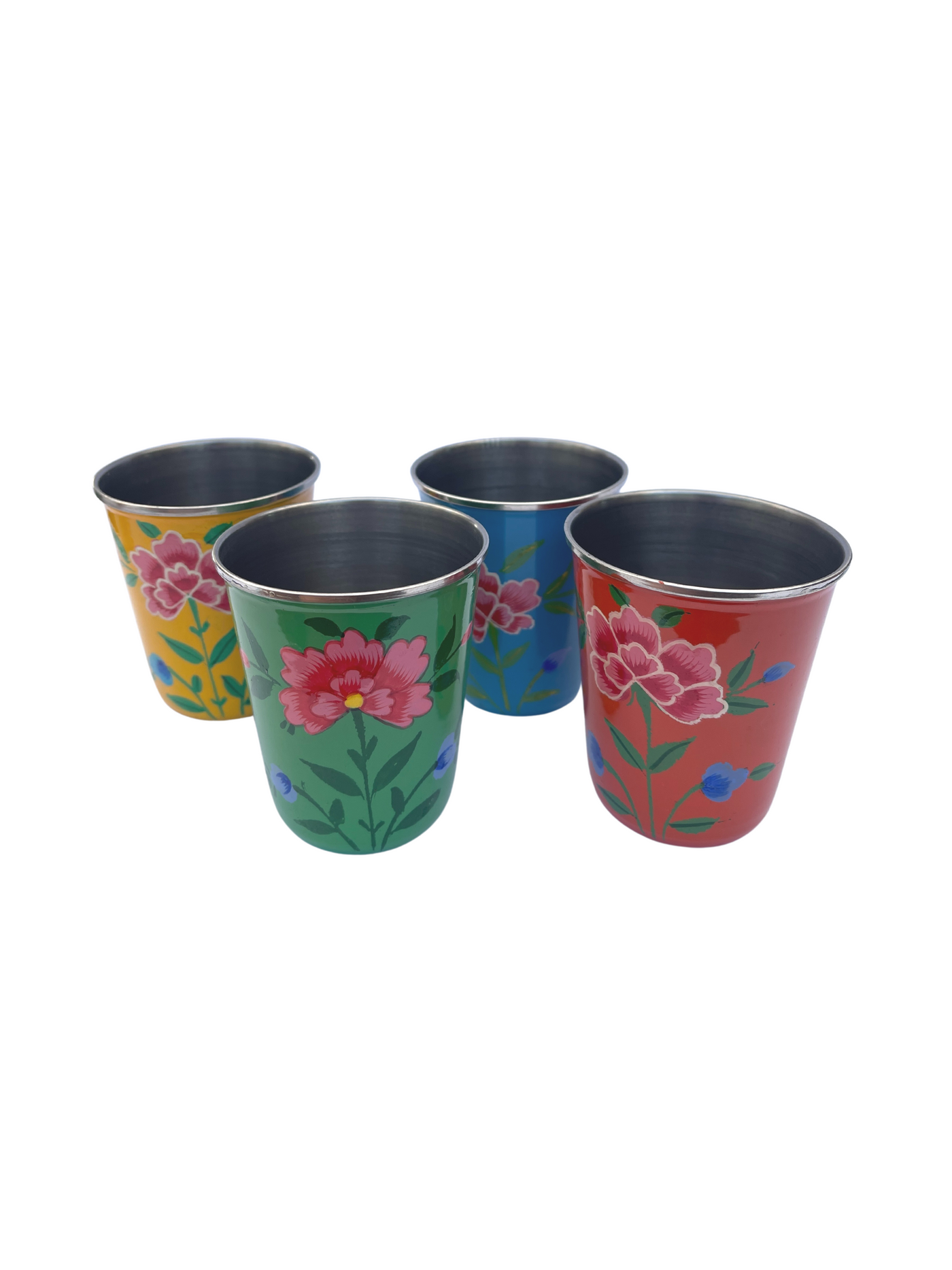 Hand Painted Mini Flower Tumbler