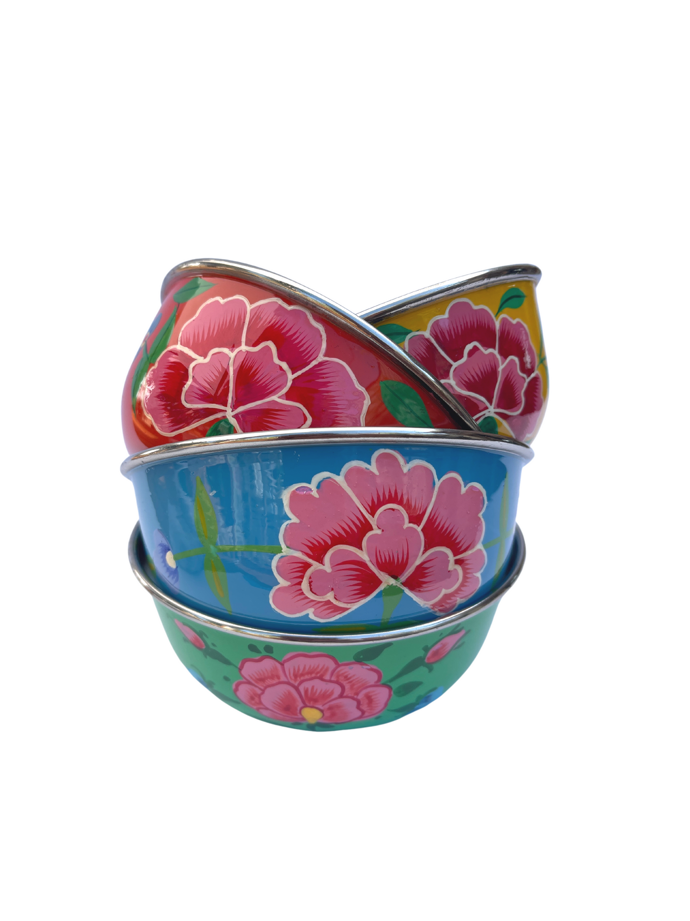 Hand Painted Flower Bowl