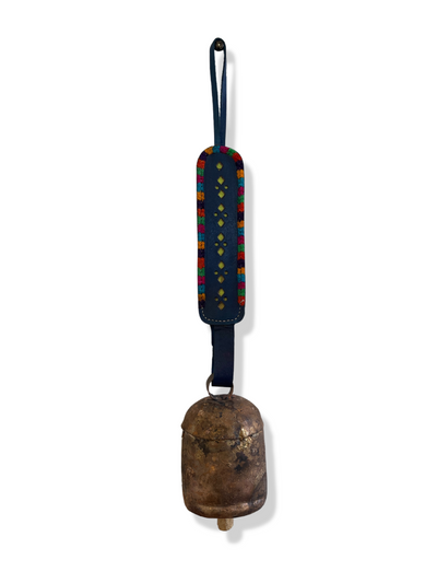 5" Copper Bell with Leather Hanger